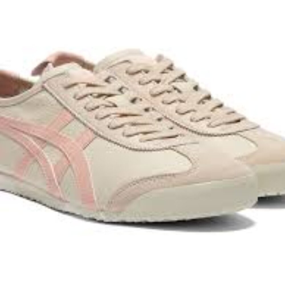 Onitsuka Tiger Mexico Oatmeal Ginger Peach Unisex Shoes 6.5M 8W